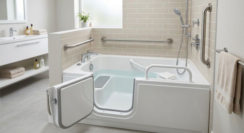 Accessible Tub Installation detail
